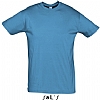 Camiseta Color Serigrafia Digital Escudo - Color Aqua
