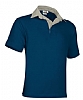 Polo Rugby Hombre Tackle Valento - Color Marino Orion / Beige Arena