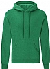 Sudadera con Capucha Fruit of the Loom - Color Verde Jaspeado