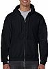 Sudadera Capucha Cremallera Heavy Blend Gildan - Color Negro