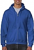 Sudadera Capucha Cremallera Heavy Blend Gildan - Color Royal