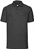 Polo Fruit of the Loom Pique Hombre - Color Gris Oscuro Jaspeado