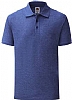 Polo Fruit of the Loom Pique Hombre - Color Royal Jaspeado