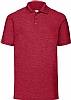 Polo Fruit of the Loom Pique Hombre - Color Rojo Jaspeado