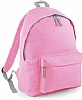 Mochilas Bag Base Fashion Junior - Color Rosa Clasico / Gris Claro