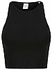 Top Cropped Mujer - Color Negro