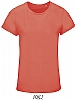 Camiseta Organica Mujer Crusader Sols - Color 411 Pop Orange