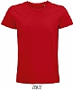 Camiseta Organica Pioneer Hombre Sols - Color Rojo Vivo