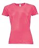 Camiseta Tecnica Mujer Sporty Sols - Color Neon Coral