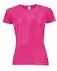 Camiseta Tecnica Mujer Sporty Sols - Color Rosa Fluor