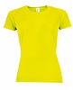 Camiseta Tecnica Mujer Sporty Sols - Color Amarillo Neon