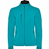 Chaqueta Softshell Mujer Nebraska Roly - Color Aguamarina