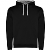 Sudadera Capucha Urban Roly - Color Negro /Gris