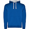 Sudadera Capucha Urban Roly - Color Royal / Blanco