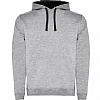 Sudadera Capucha Urban Roly - Color Gris / Negro