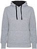 Sudadera Capucha Mujer Urban Roly - Color Gris/Negro