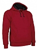 Sudadera Capucha Denzel Valento - Color Rojo/Negro