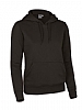 Sudadera Mujer Con Capucha Tobago Valento - Color Negro