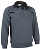 Sudadera Thunder Valento - Color Gris Cemento / Negro