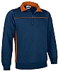 Sudadera Thunder Valento - Color Azul Marino Orion / Naranja Fiesta