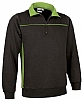 Sudadera Thunder Valento - Color Negro / Verde Manzana