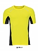 Camiseta Running Hombre Sydney Sols - Color Amarillo Neon