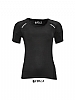 Camiseta Running Mujer Sydney Sols - Color Negro