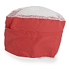 Gorro Cocinero Rejilla Cifra - Color Rojo