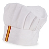 Gorro Cocinero Bandera Espaa Cifra - Color Blanco/Bandera