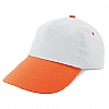 Gorra Bicolor Velcro Cifra - Color Naranja