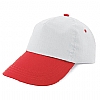 Gorra Bicolor Velcro Cifra - Color Rojo