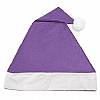 Gorro Navidad Adulto Cifra - Color Lila