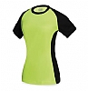 Camiseta Tecnica Dynamic Mujer Cifra - Color Amarillo T-577