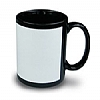 Taza personalizada con recuadro - Color Negro