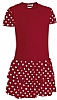 Vestido Sevillana Infantil Valento - Color Rojo Loto