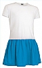 Vestido Infantil Sunny Valento - Color Blanco / Azul Tropical