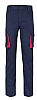 Pantalon Labolar Stretch Bicolor Velilla - Color Azul Navy / Rojo - 61/12