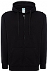 Sudadera Capucha Cremallera Hooded Jhk - Color Black