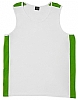 Camiseta Tirantes Running CROSSFIRE - Color Blanco / Verde