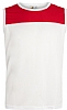 Camiseta Tecnica Sin Mangas Armour Acqua Royal - Color Blanco/Rojo