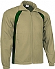 Chaqueta Chandal Tournament Valento - Color Botella/Beige/Negro