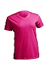 Camiseta Cuello Pico Talla Grande JHK - Color Fucsia