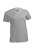 Camiseta Cuello Pico Talla Grande JHK - Color Gris Vigor