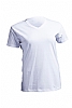 Camiseta Cuello Pico Talla Grande JHK - Color Blanco
