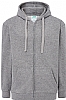 Sudadera Capucha Cremallera Hooded Jhk - Color Grey Melange