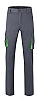 Pantalon Labolar Stretch Bicolor Velilla - Color Gris / Verde Lima - 08/25