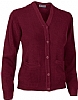 Chaqueta Mujer Cardigan Valento - Color Granate