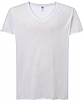 Camiseta Curves Slub - Color Blanco