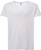 Camiseta Curves Slub - Color Blanco