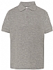 Polo Escolar Infantil Kid JHK - Color Gris Melangue